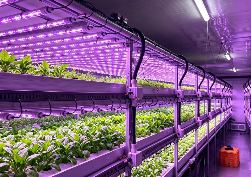 Aplikácie krytu JE IP65 LED T8 v závodoch