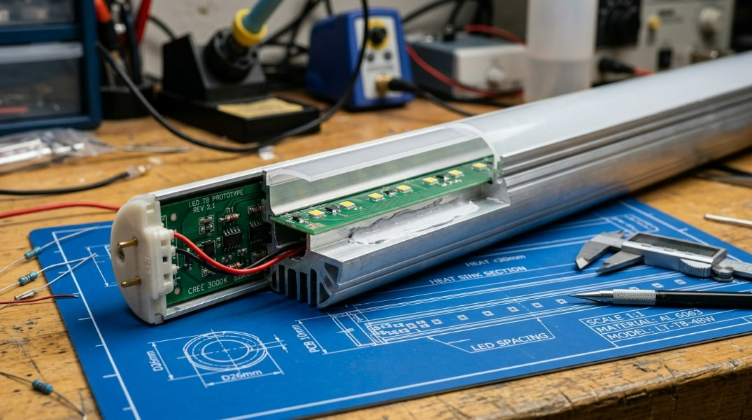 2026 Konečný sprievodca krytom LED T8 trubice s 10 mm PCB: Tepelné údaje, 3D CAD a súlad s UL
